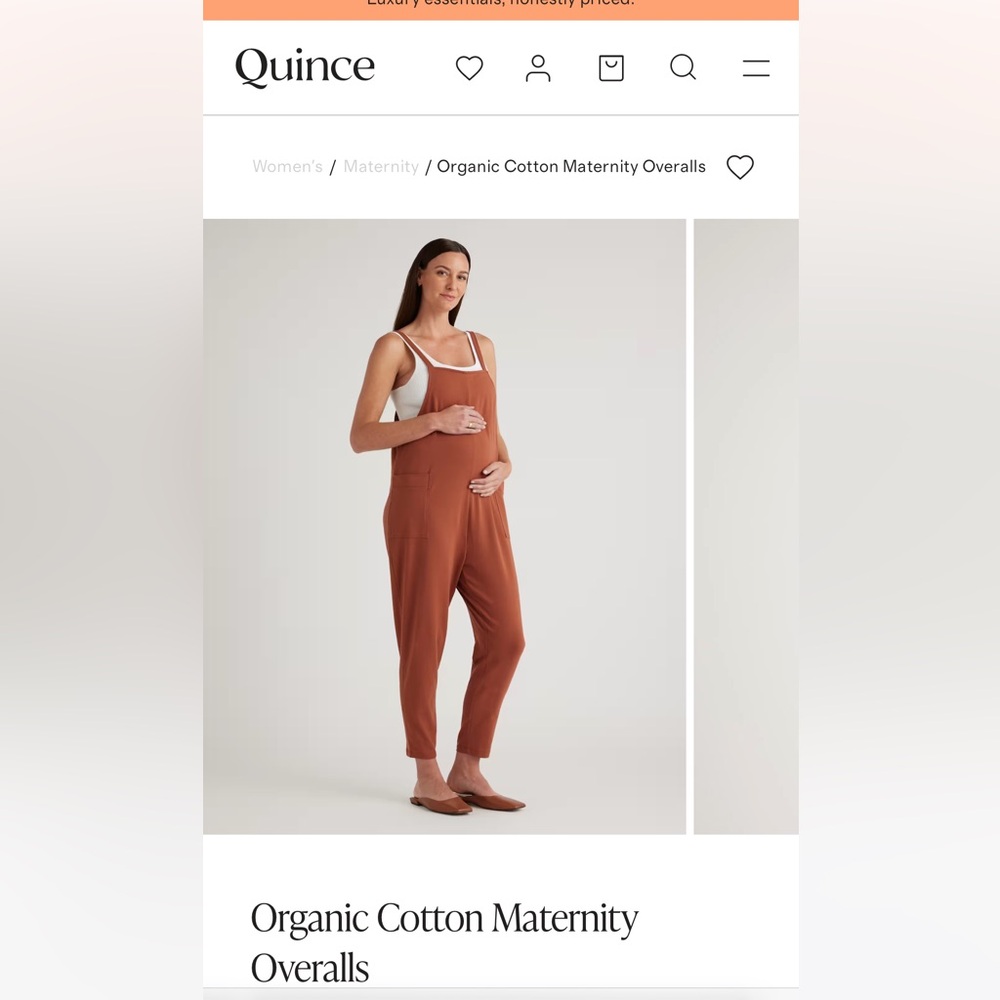 Organic Cotton Maternity Overalls